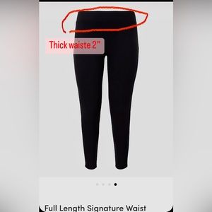 Torrid Black Full Length Signature Waist Premium Leggings Pants Stretch Size 0 L